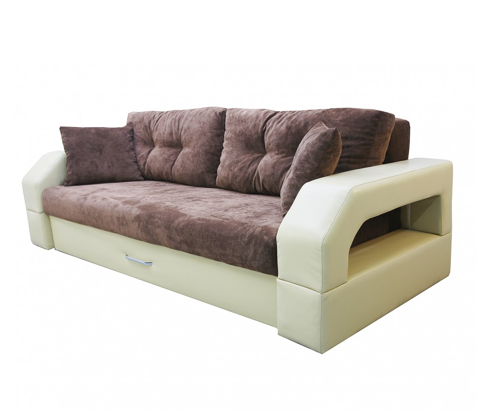 Диван еврокнижка с подсветкой Манчестер 04