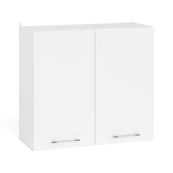 Кухня Мебель--24 ШВ800 Шкаф 80 см., цвет корпус белый/фасад ДСП белый, ШхГхВ 80х32х72 см.
