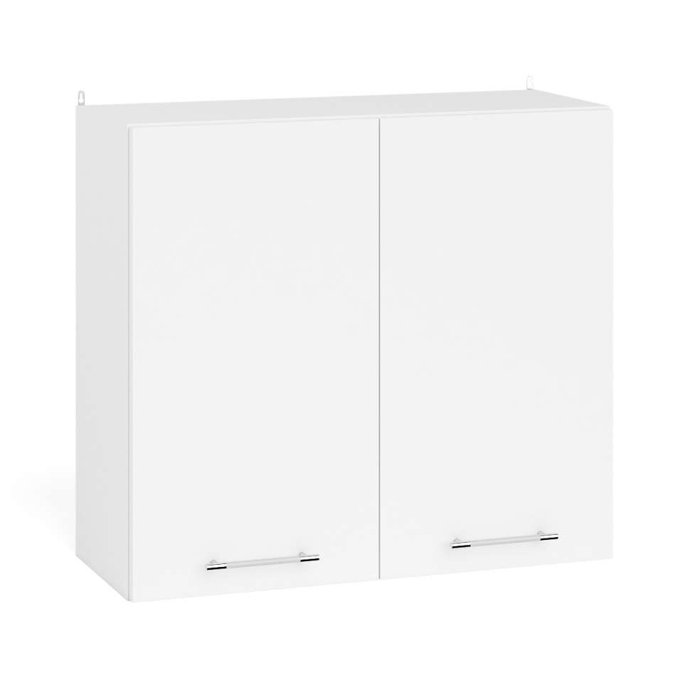 Кухня Мебель--24 ШВ800 Шкаф 80 см., цвет корпус белый/фасад ДСП белый, ШхГхВ 80х32х72 см.