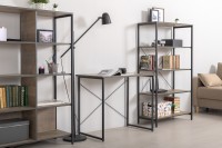 Трувор 13.151.01 Стеллаж, цвет дуб гранж песочный/интра, ШхГхВ 82,8х37х146 см.