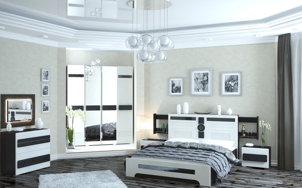 СНЯТО Престиж СП-08 Тумба прикроватная, цвет венге цаво/жемчужный лён, ШхГхВ 55х38х42 см.