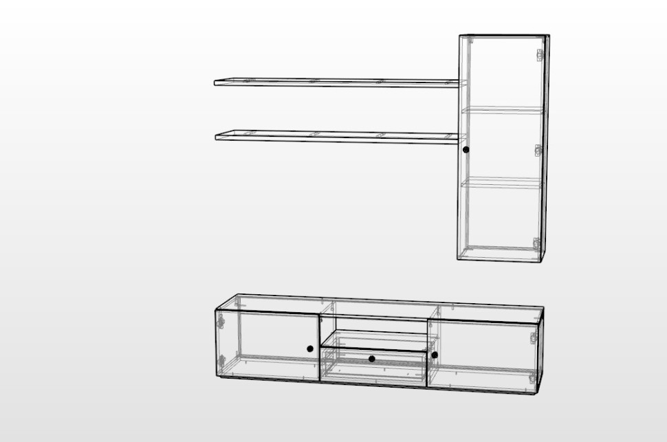 Гостиная Моника МДФ