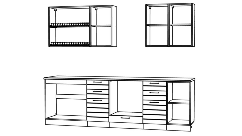 Кухонный гарнитур Линда 3