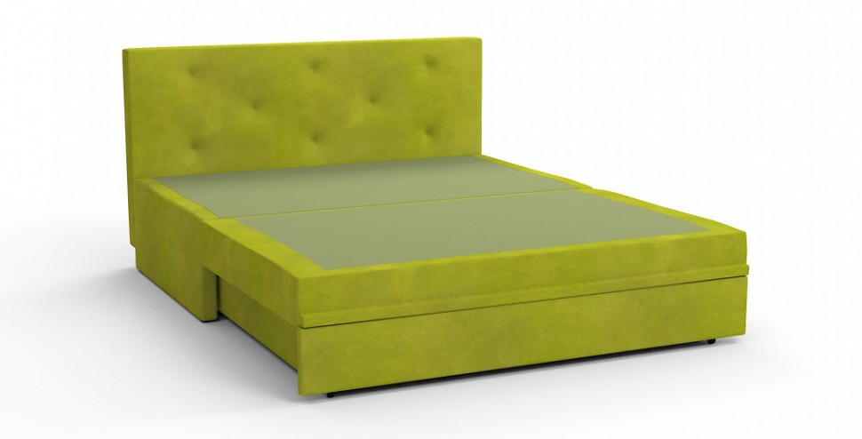 Диван выкатной Кармен Люкс велюр яблоко