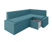 Вермут Правый угол (Голубой – Luna 089) 213х82х133 см