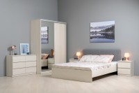 КР100 Ника спальня 16.02 Тумба прикроватная, цвет ясень анкор светлый, ШхГхВ 49х38,2х53,8 см.