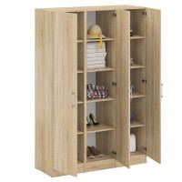 Набор пеналов Стандарт 3 шт., цвет дуб сонома, ШхГхВ 135х52х200 см., универсальная сборка