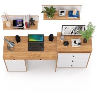 Вуди Компоновка № 48, цвет белый премиум/дуб крафт золотой, ШхГхВ 180х52,7х180 см., универсальная сборка