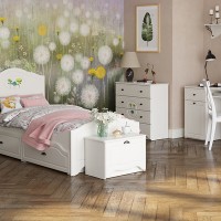 СНЯТО Роуз 13.235 Тумба, цвет ЛДСП белый(тиснение Поры дерева)/МДФ ясень ваниль, ШхГхВ 58х35,8х40,3 см., выдвижной ящик