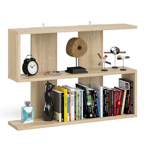 Мори Полка 900, цвет дуб сонома, ШхГхВ 90х21х64,8 см., универсальная сборка