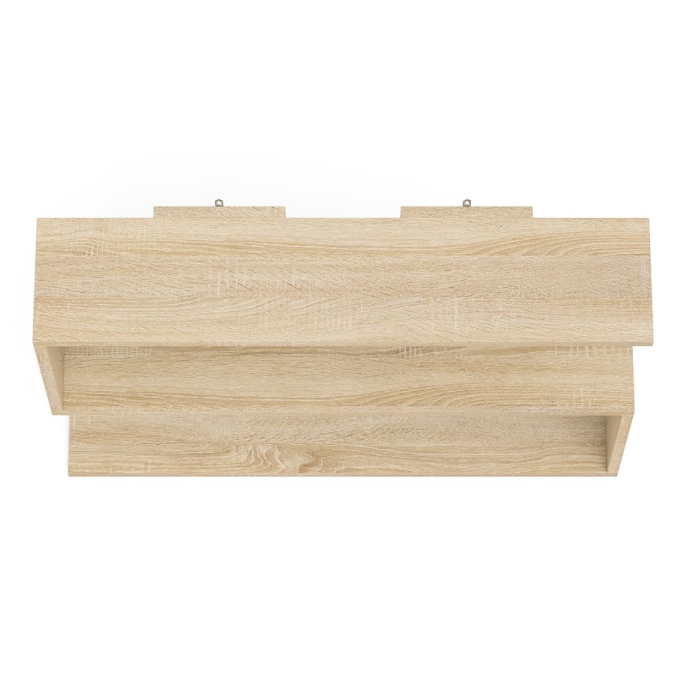 Мори Полка 900, цвет дуб сонома, ШхГхВ 90х21х64,8 см., универсальная сборка