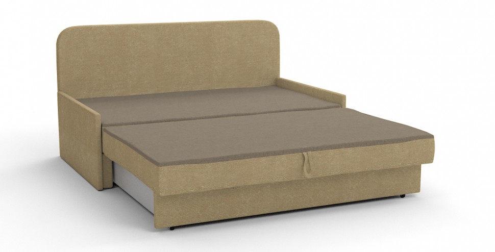 Диваны выкатной Ладья Люкс велюр бежевый