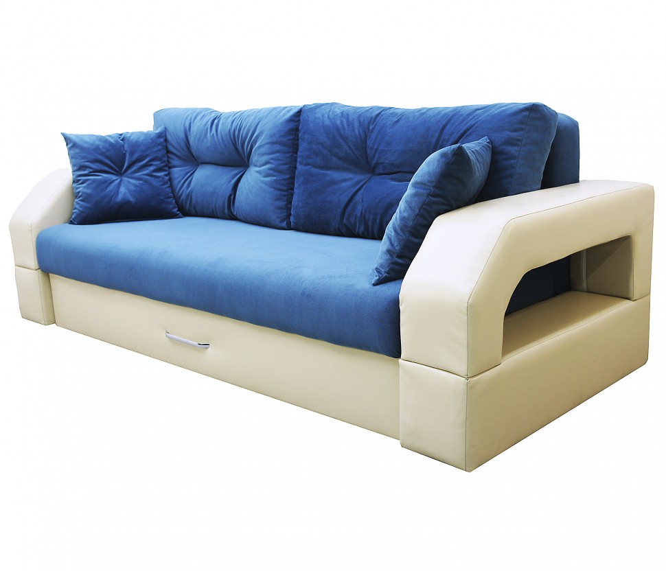 Диван еврокнижка с подсветкой Манчестер 09