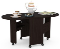 КР100 Глория 601 Стол-книжка журнальный, цвет венге магия, ШхГхВ 121х54х53 см. 33х54х53 см. сложенный, высота без учёта колёс, колёса идут в комплекте