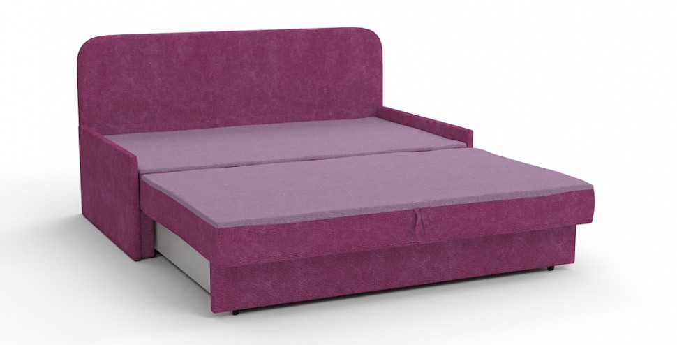 Диваны выкатной Ладья Люкс велюр фиолетовый