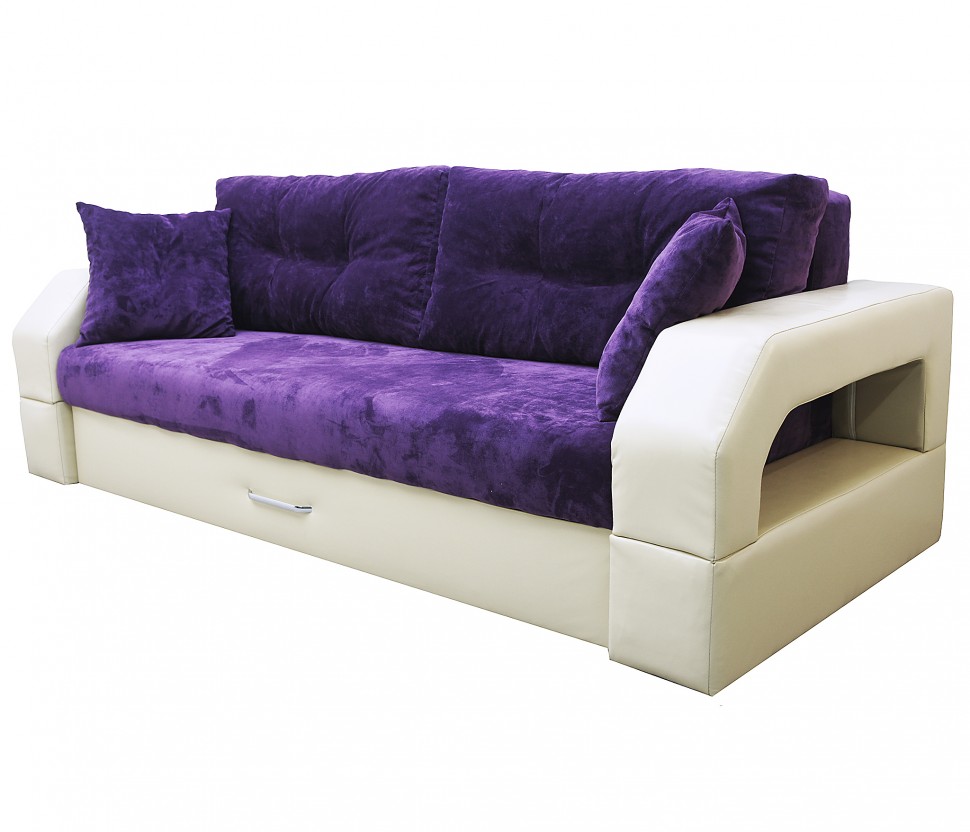 Диван еврокнижка с подсветкой Манчестер 10