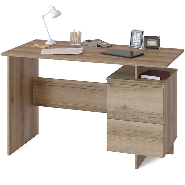 Стол компьютерный Сокол СПМ-19, цвет дуб делано, ШхГхВ 120х60х74 см., письменный стол, универсальная сборка