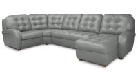 Угловой диван с оттоманкой Соло