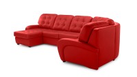 Угловой диван с оттоманкой Соло
