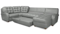 Угловой диван с оттоманкой Соло