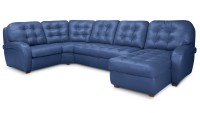 Угловой диван с оттоманкой Соло