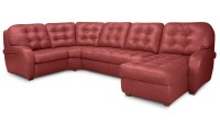 Угловой диван с оттоманкой Соло