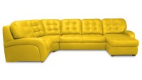Угловой диван с оттоманкой Соло