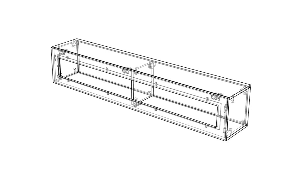 Витрина Лана 51 МДФ