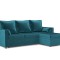 Париж (Бархат сине-зеленый STAR VELVET 43 BLACK GREEN)