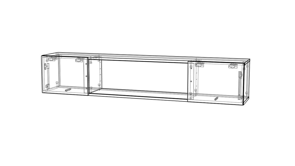 Витрина Лана 52 МДФ