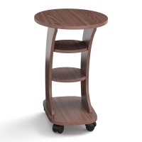 СНЯТО Стол журнальный С-МД-СЖ-16, цвет ясень шимо тёмный, ШхГхВ 45х60х65 см., стол журнальный на колёсиках