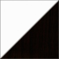 Прихожая П-6 Компоновка № 49, цвет венге/фасады МДФ белое дерево фрезеровка прованс, ШхГхВ 140х50х210 см., универсальная сборка