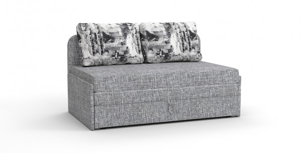 Диваны выкатной Ладья Люкс рогожка серый