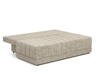 Диван прямой Страйк еврокнижка латте велюр + черные подушки