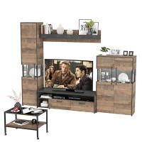 Трувор Гостиная 140, цвет дуб гранж песочный/интра, ШхГхВ 280,4х45,4х210 см. + 70х45х46 см., универсальная сборка