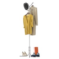 СНЯТО Вешалка напольная Кварта разборная хромированная, ШхГхВ 66х66х184 см., упакована в коробку