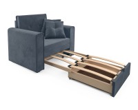 Санта (велюр серо-синий / НВ-178/26)