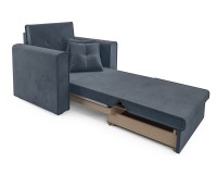 Санта (велюр серо-синий / НВ-178/26)