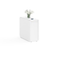 Стол-книжка обеденный МД-СО-04, цвет белый шагрень/ножки хром, ШхГхВ 170х90х74 см., 34х90х74 см. сложенный (Мебельный Двор)