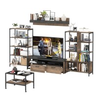 Трувор Гостиная 141, цвет дуб гранж песочный/интра, ШхГхВ 322,6х45,4х195 см. + 70х45х46 см., универсальная сборка