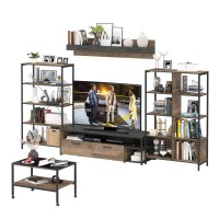 Трувор Гостиная 141, цвет дуб гранж песочный/интра, ШхГхВ 322,6х45,4х195 см. + 70х45х46 см., универсальная сборка