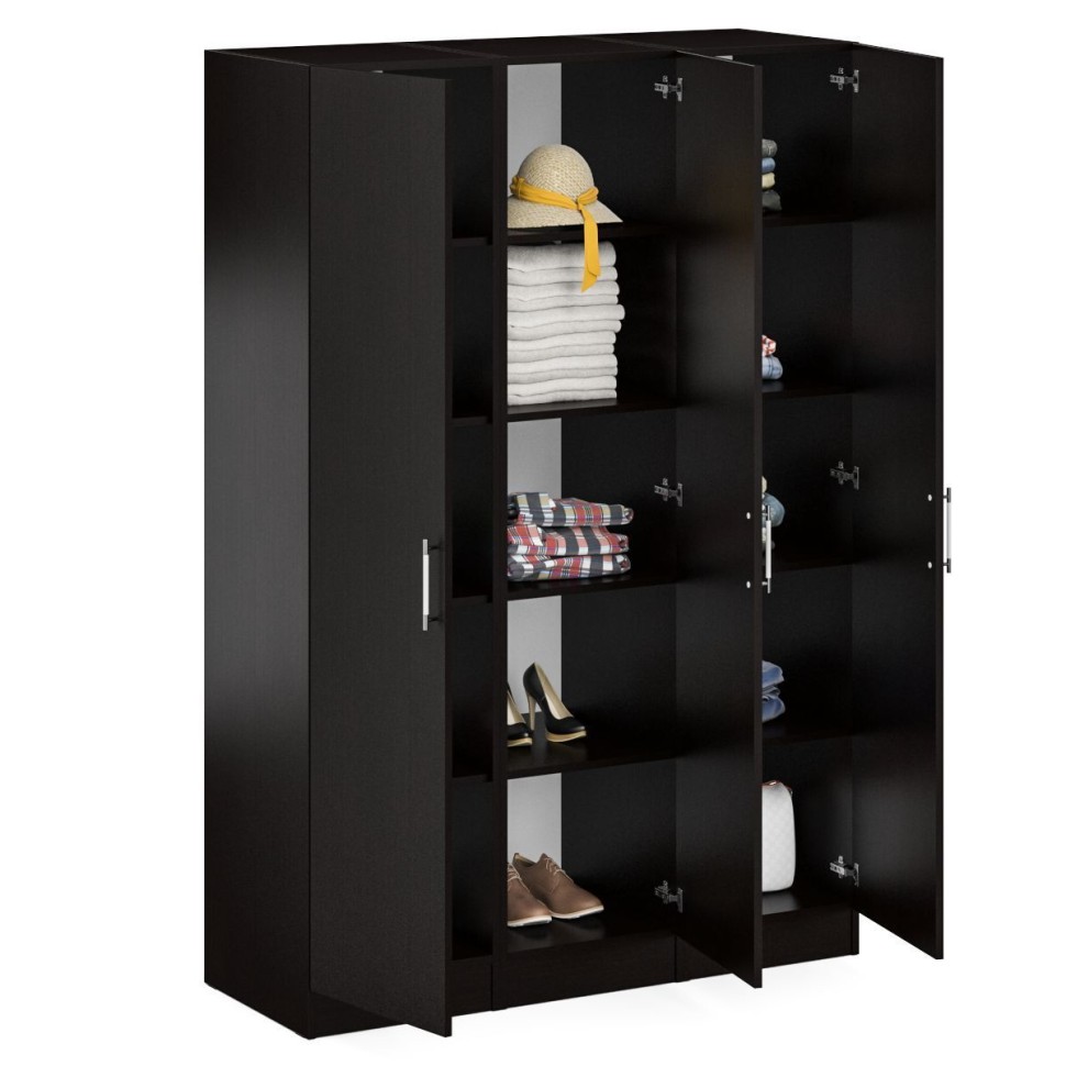 Набор пеналов Стандарт 3 шт., цвет венге, ШхГхВ 135х52х200 см., универсальная сборка