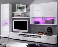 Гостиная Ноктюрн 5 МДФ (белая)