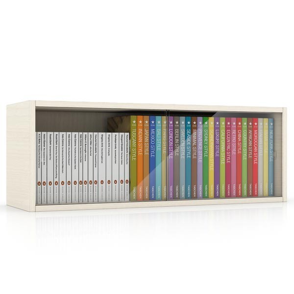 ЭКСПОЗИЦИЯ Полка книжная С-МД-КН01, цвет дуб, в СОБРАННОМ ВИДЕ, ШхГхВ 83х25х30 см. без стёкол, есть повреждения № 3