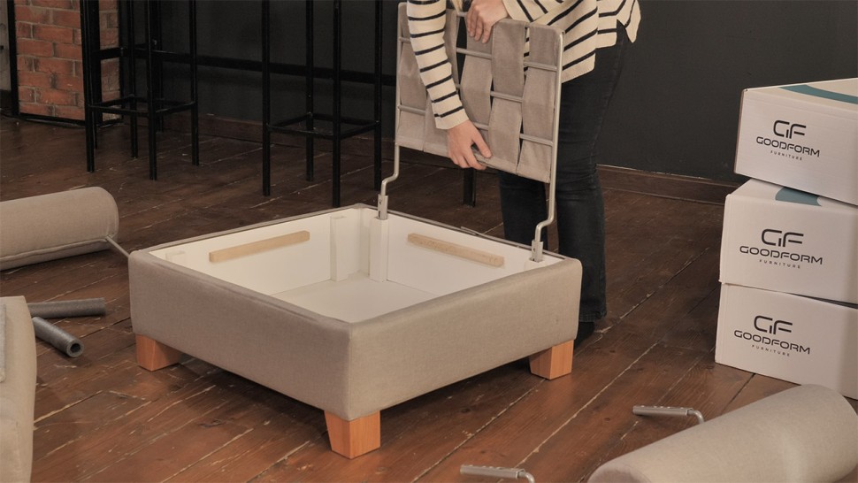 Диван с 2 оттоманками Багамы