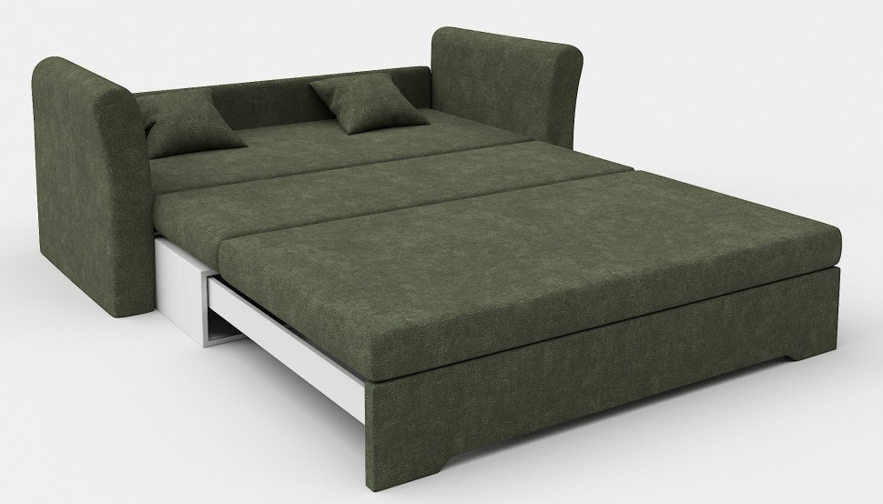 Диван выкатной Браво зеленый велюр