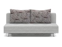 Диван Визит Эко белая рогожка