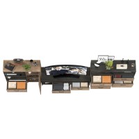 Трувор Гостиная 106, цвет дуб гранж песочный/интра, ШхГхВ 390,8х45,4х106,9 см., универсальная сборка