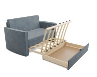 Санта №2 (Велюр серо-синий / НВ-178/26)