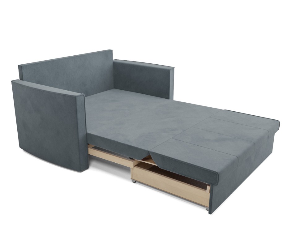 Санта №2 (Велюр серо-синий / НВ-178/26)